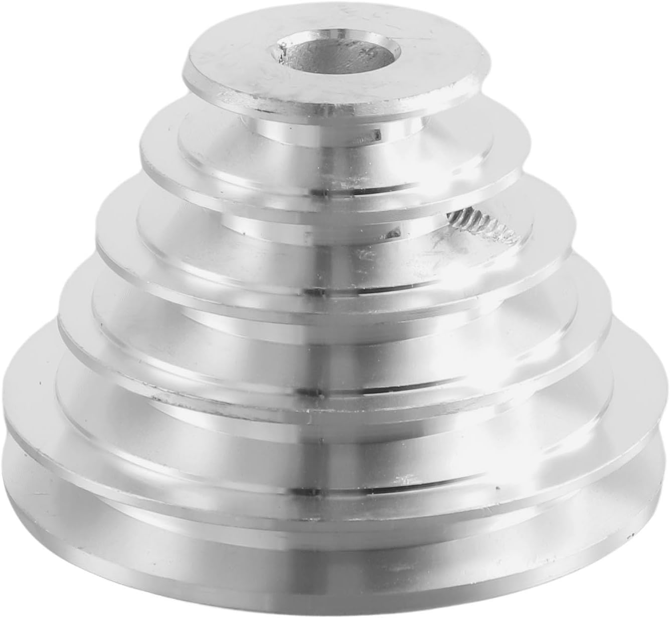 Stufenriemenscheibe Aus Aluminium – 2er-set – Robuste Legierung – 5-stufige Drehzahlregelung – Tischbohrmaschine – 14 Und 22 Mm Bohrungen