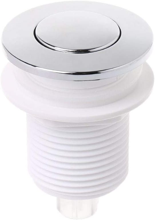 32-mm-pneumatikschalter – 1 Stück – Abs Und Edelstahl – Für Whirlpool Und Badewanne – Weiß