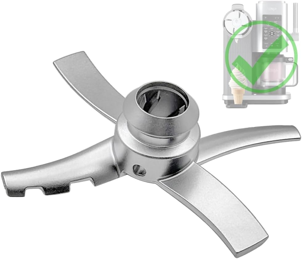 Ersatzklinge Kompatibel Mit Ninja Swirl – 1 Stück – Lebensmittelechter Kunststoff – Zum Mischen Von Eiscreme – Für Die Heimische Eismaschine – Weiß