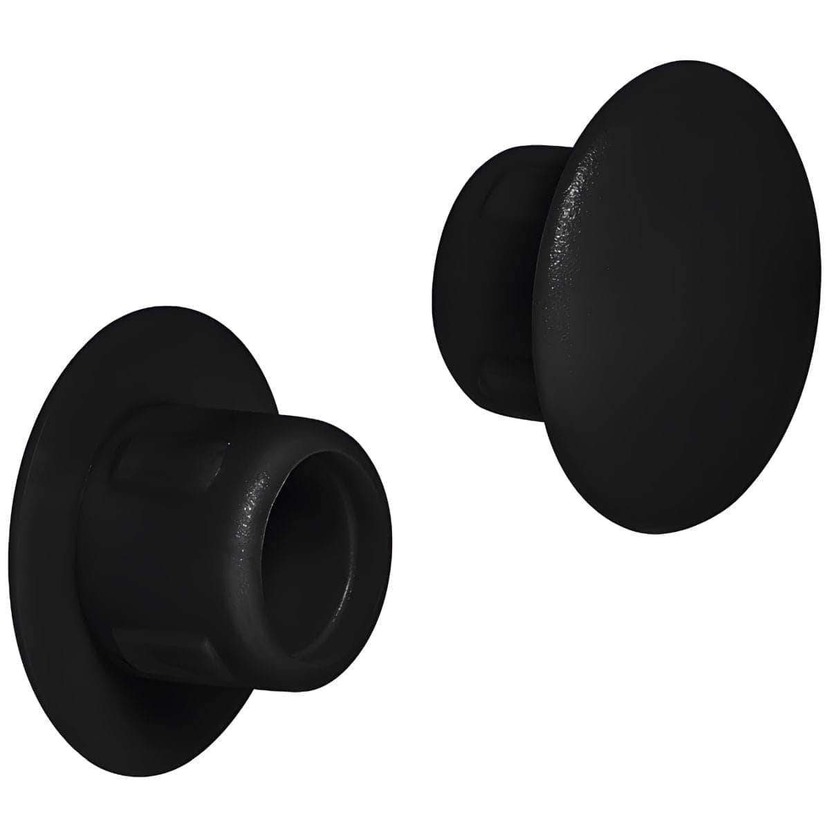 Häfele Abdeckkappe für Blindbohrung Ø 8 mm Kunststoff, schwarz - RAL 9005