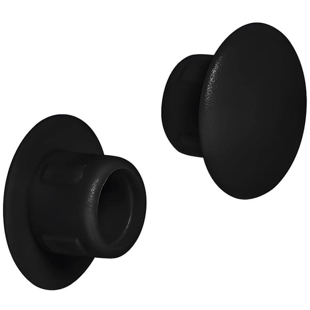 Häfele Abdeckkappe für Blindbohrung Ø 8 mm Kunststoff, schwarz - RAL 9005
