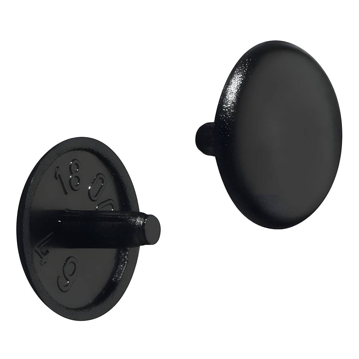 Häfele Abdeckkappe für Spannplattenschrauben mit Kopflochbohrung 2,5 mm PZ2, schwarz - RAL 9005