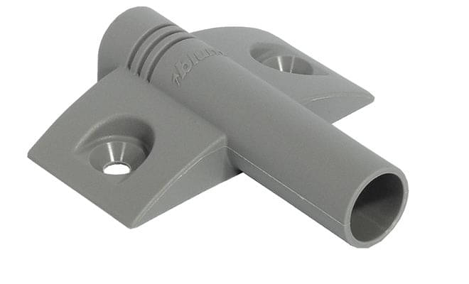 Blum Kreuzadapterplatte für Türdämpfer Blumotion, Adapterplatte Zinkdruckguss Vernickelt
