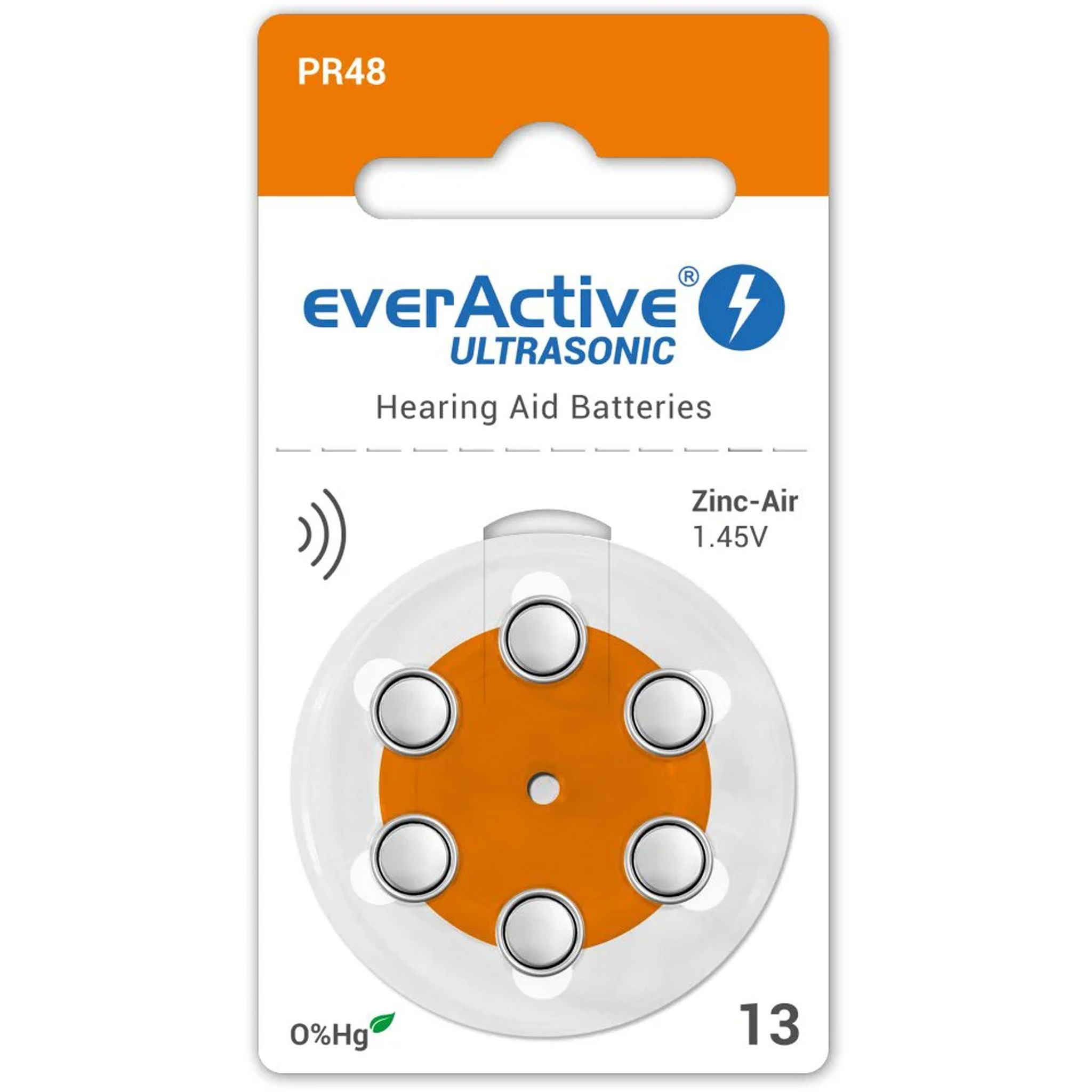 13 6bl Everactive Hörgerätebatterien