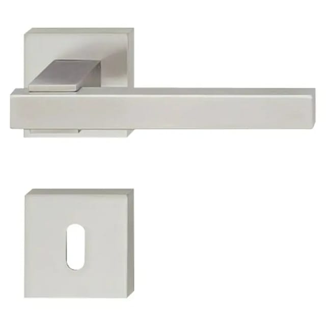 Häfele Türdrücker-Garnitur LDH 2186 Edelstahl matt, BB-Buntbart