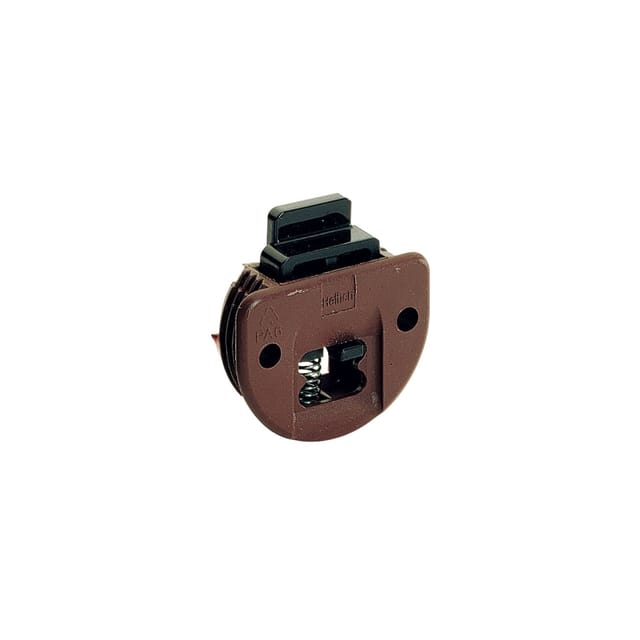 Hettich Führungsriegel Slide Line 55 mit federndem Riegel Kunststoff braun 25123