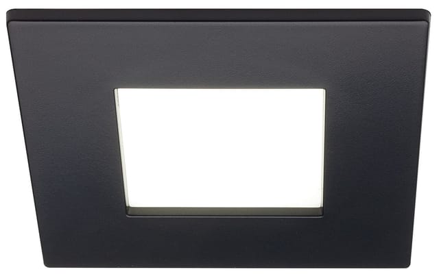 Häfele Einbauleuchte 12V Loox quadratisch LED 1155 Design Einbauspot, kaltweiß - stahlfarben
