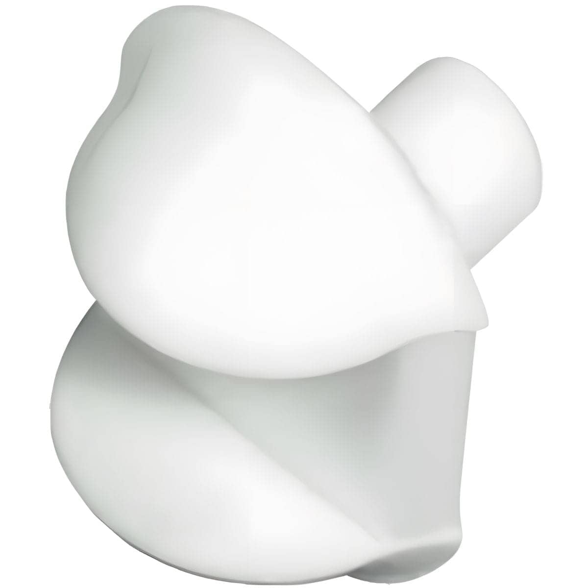 Häfele Bodenträger H3142 für Glas Ø 5 mm Kunststoff weiß, für Glasdicke 4 mm