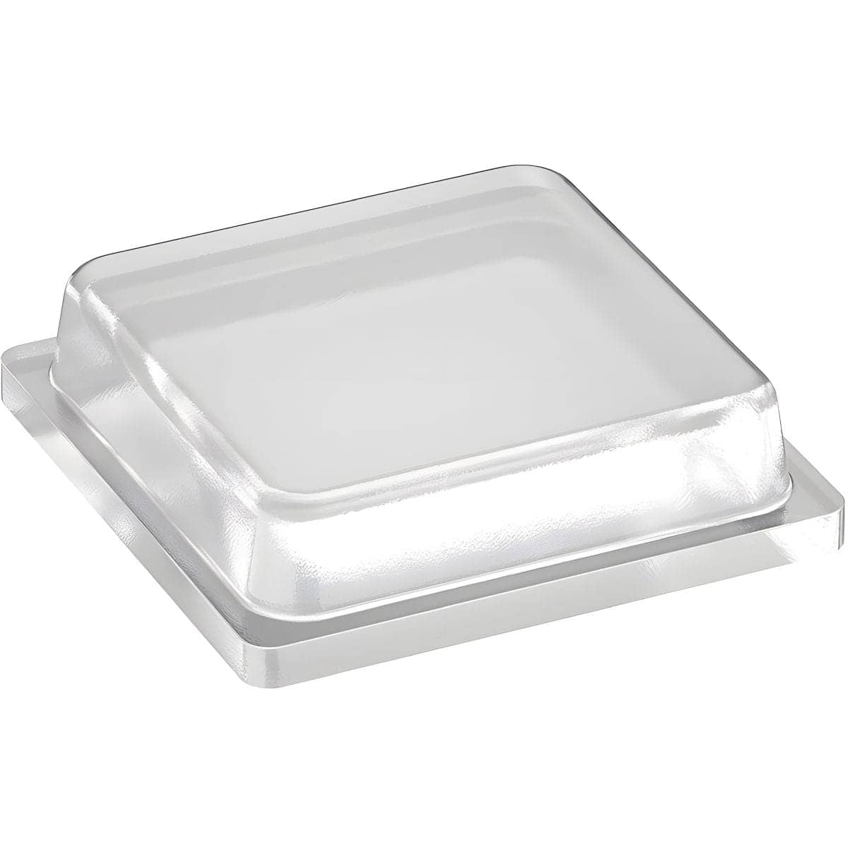 Häfele Anschlagpuffer selbstklebend eckig 10x10 mm Kunststoff transparent