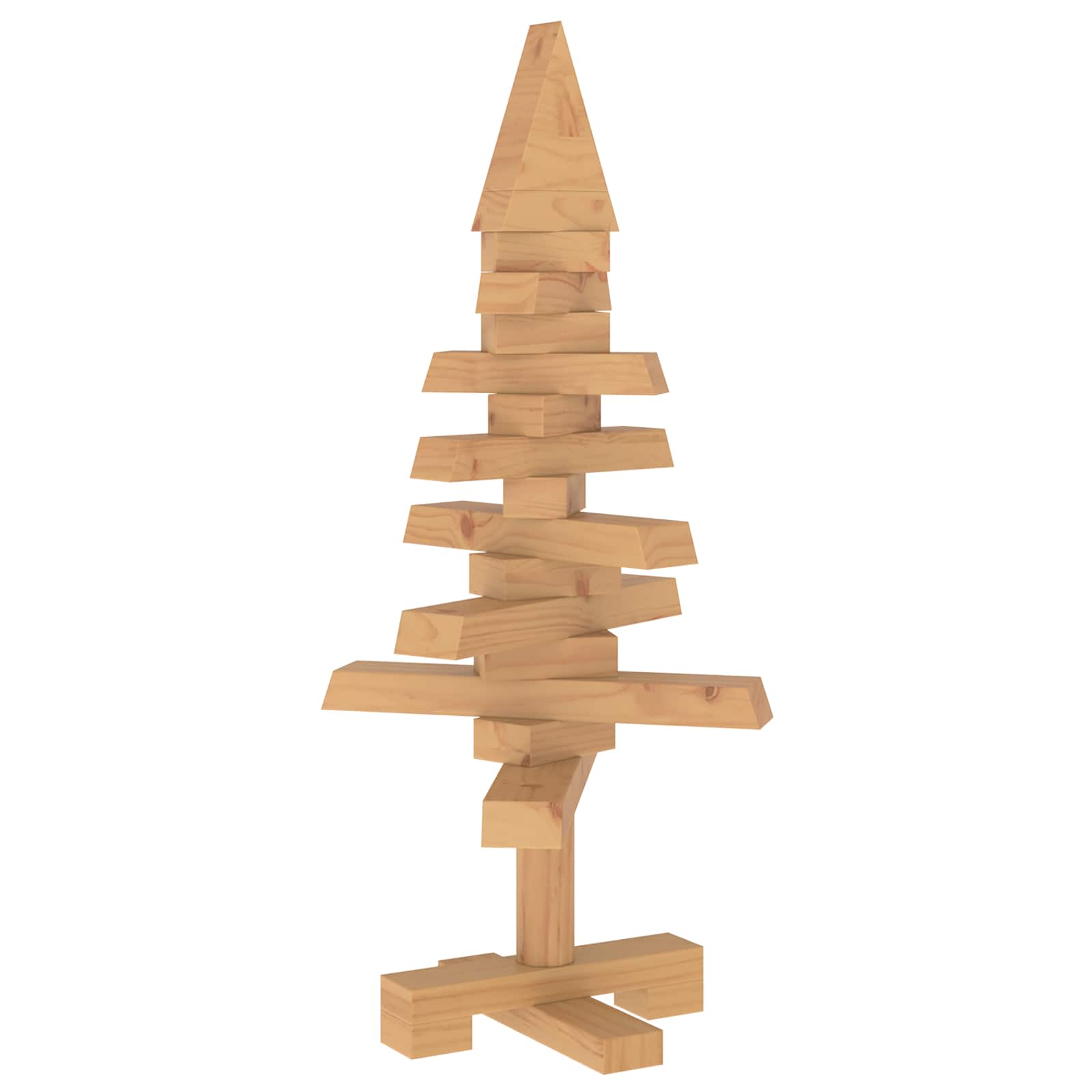 Holz Weihnachtsbaum Kotka 60 Cm Massives Kiefernholz Vidaxl