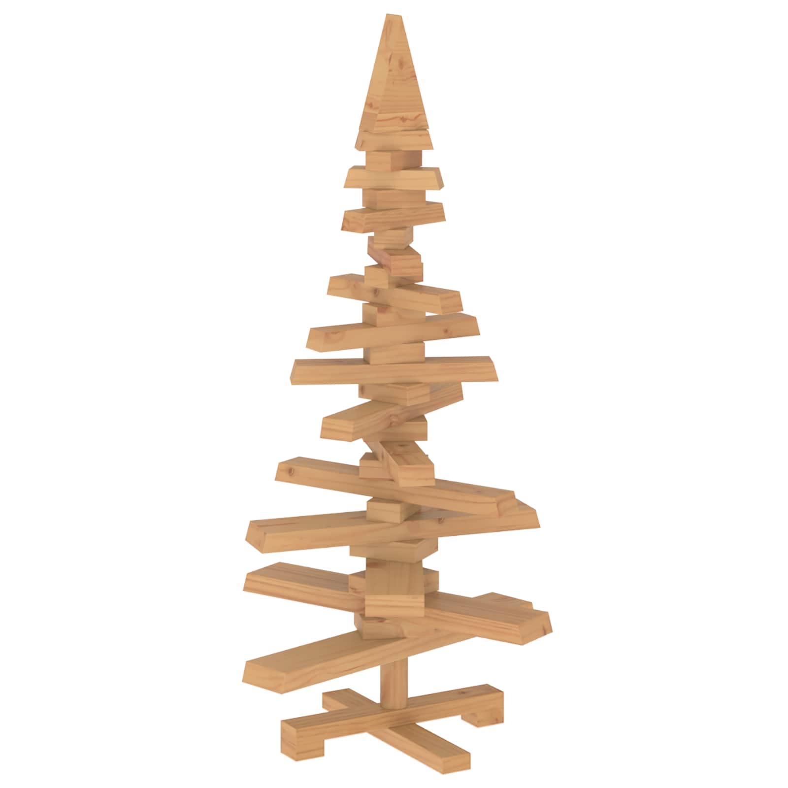 Holz Weihnachtsbaum Kotka 90 Cm Massives Kiefernholz Vidaxl