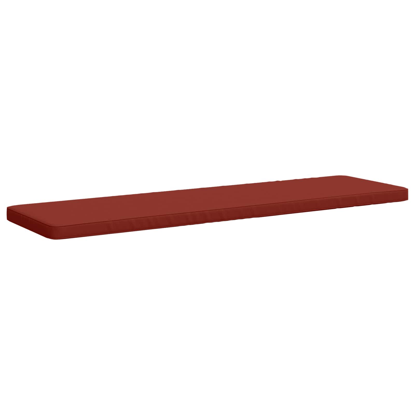 Vidaxl 1-piece Bench Cushion Vught 100% Polyester Red 170 X 50 X 5 Cm