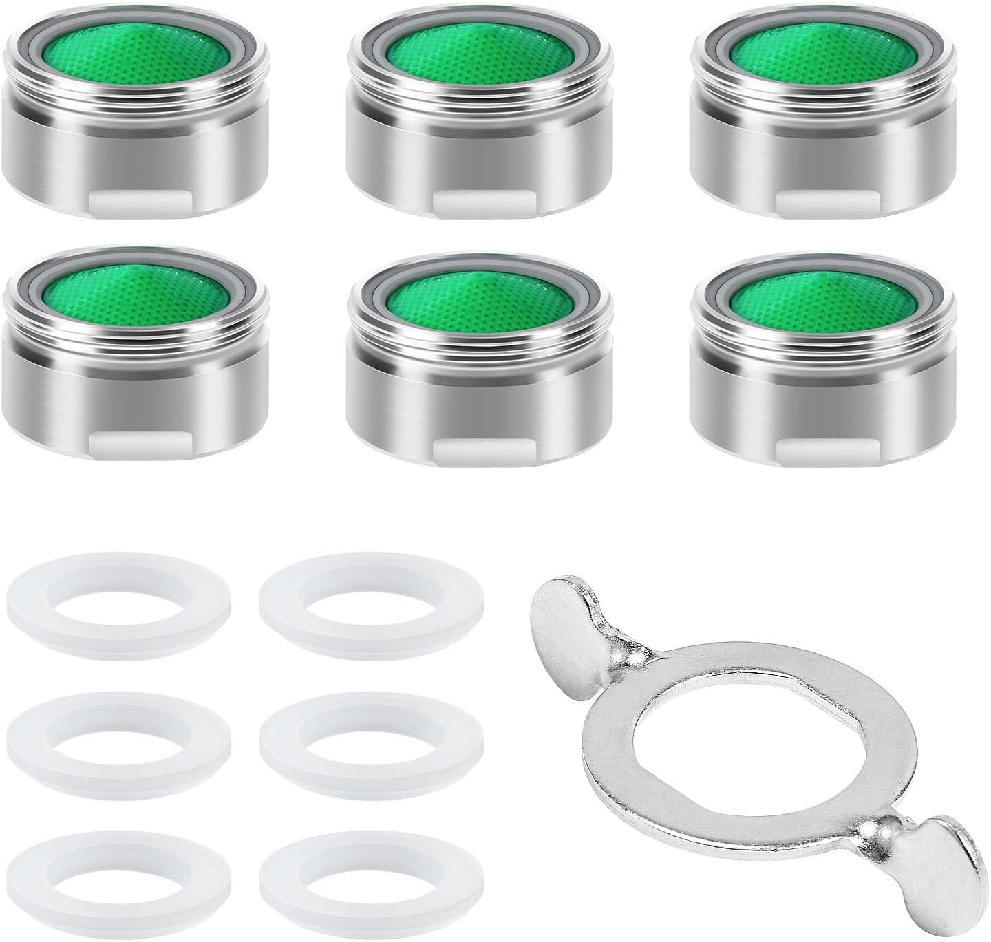 M24 Wasserhahn-luftsprudler, 6 Luftsprudler Für Küche Und Bad
