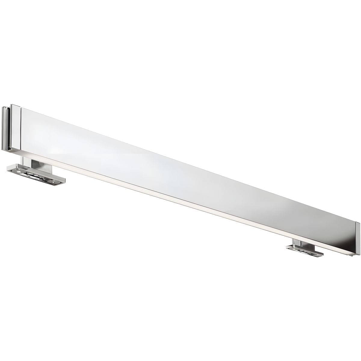 Häfele Anbauleuchte 24 V Loox Leuchte LED 1153 IP 44 Lichtaustritt oben und unten, Länge 800 mm - silber poliert