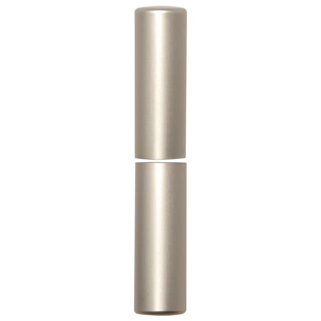 SFS Intec 1 Paar Aufsteckhülsen 3-DIM Band 20 mm Bandhöhe 112 mm flachrund, Aluminium vernickelt matt