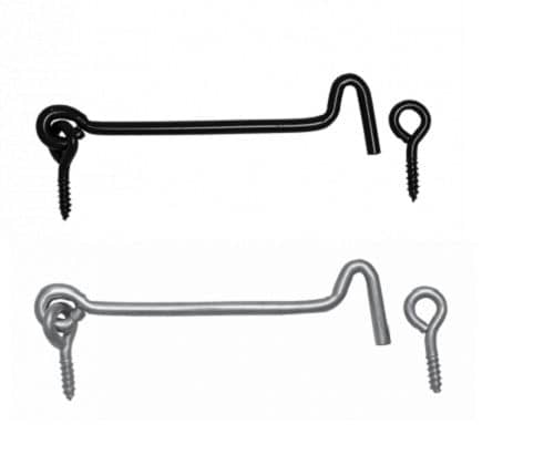 Domax Sturmhaken aus Stahl, 80 mm - silber