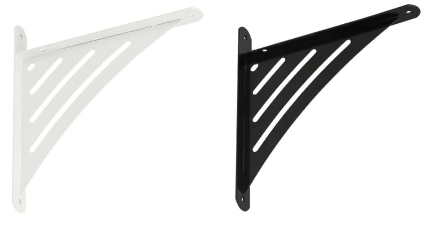 Gedotec Regalkonsole TRIANGLE aus Metall, 200 x 194 mm, schwarz
