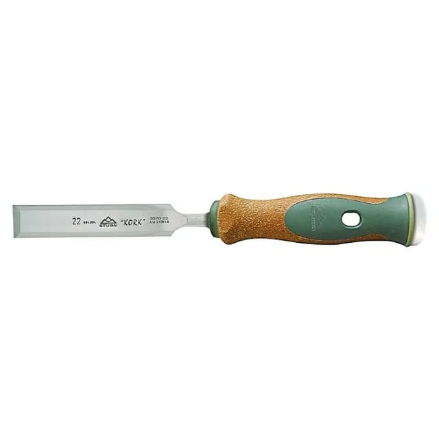 Stubai Stemmeisen schwedische Form mit Korkgriff, 10 mm