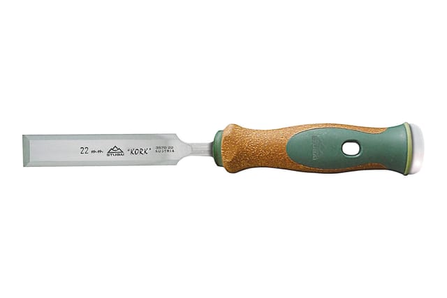 Stubai Stemmeisen schwedische Form mit Korkgriff, 26 mm