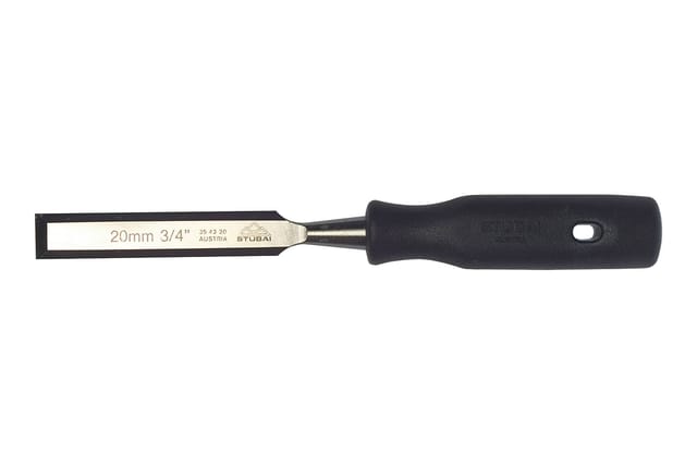 Stubai Stemmeisen mit schwarzem Kunststoffgriff, 4 mm
