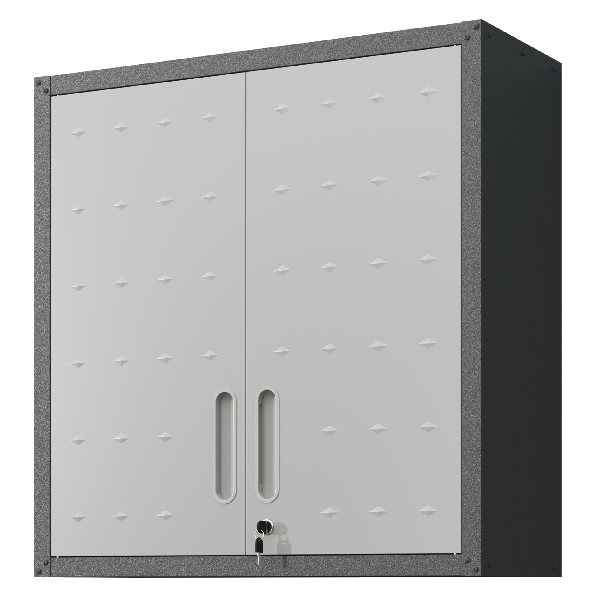 Metall-wandschrank Mit Schloss Und Verstellbarem Einlegeboden Für Garage Und Werkstatt