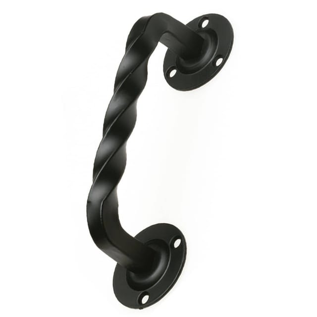 Gedotec Torgriff RINNER aus Stahl schwarz antik, 100 mm