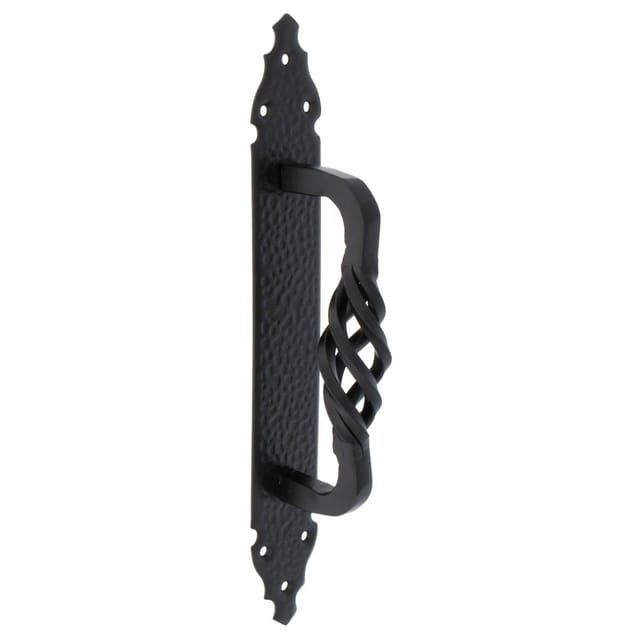 Gedotec Torgriff PRIEL aus Stahl schwarz antik