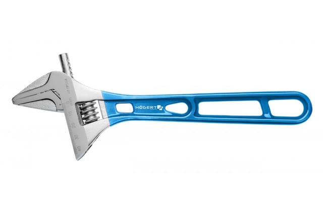 Högert Verstellschlüssel mit langem Griff 256 mm