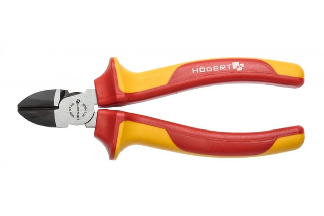 Högert Seitenschneider zum Arbeiten unter Spannung bis 1000V, 180 mm