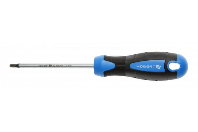 Högert Torx-Schraubendreher aus Stahl, T10 - 100 mm