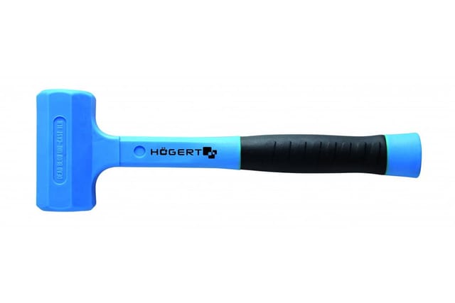 Högert Rückschlagfreier Schonhammer mit Glasfasergriff, 680 g