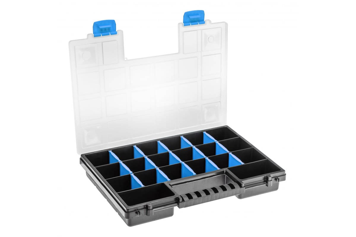 Högert Organizer mit verstellbaren Trennwänden, 14 Zoll 344 x 249 x 50 mm