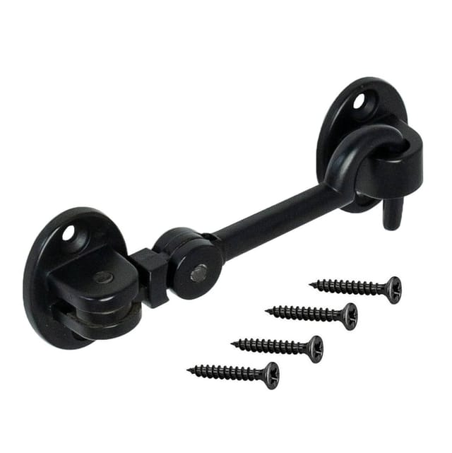 Domax Sturmhaken ZHP aus Stahl schwarz, 106 x 37 mm