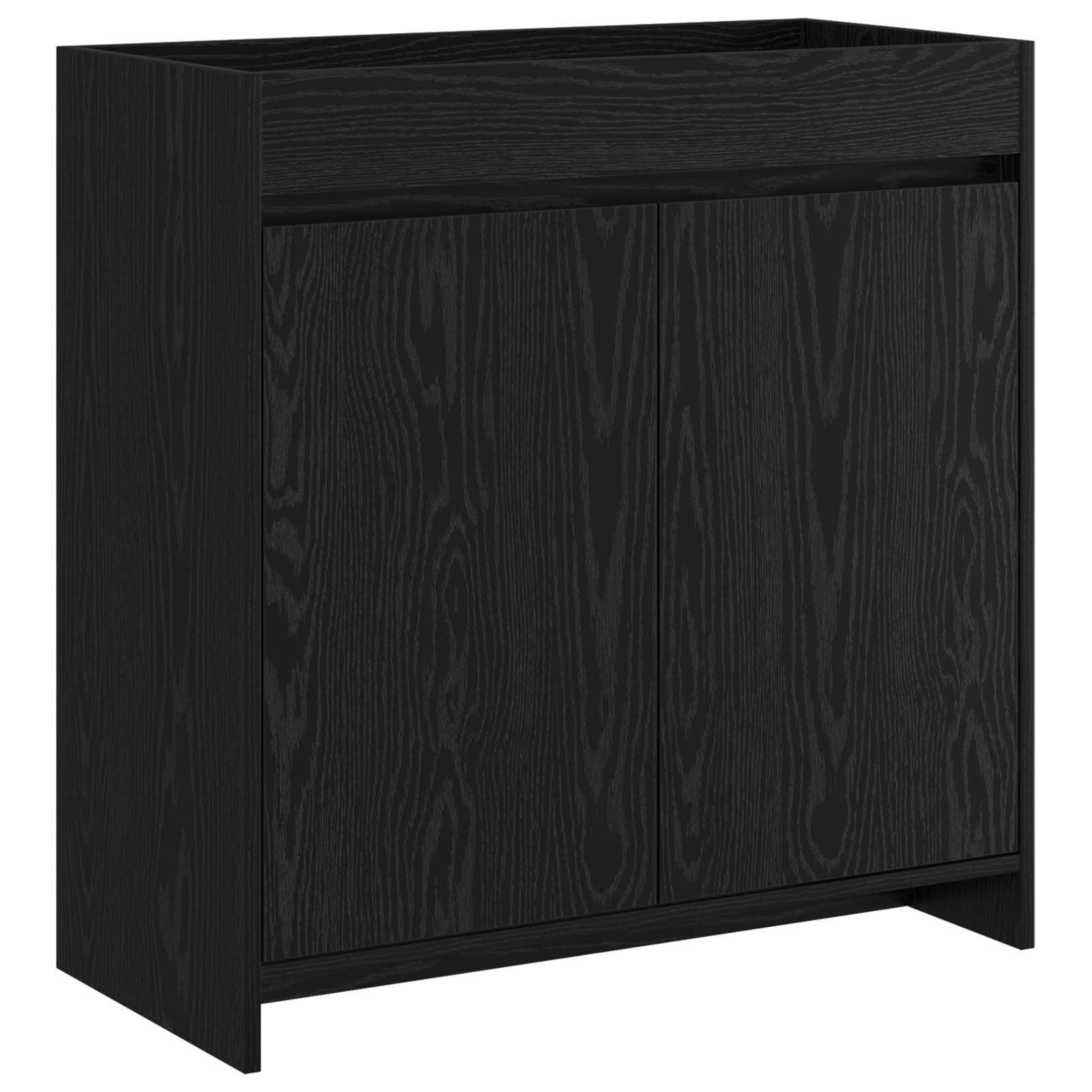 Maison Exclusive - Unter Dem Waschbecken Badschrank Schwarz Eiche