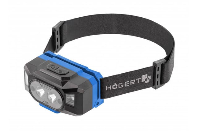Högert LED-Stirnlampe mit Bewegungssensor, USB &amp; Powerbank-Funktion