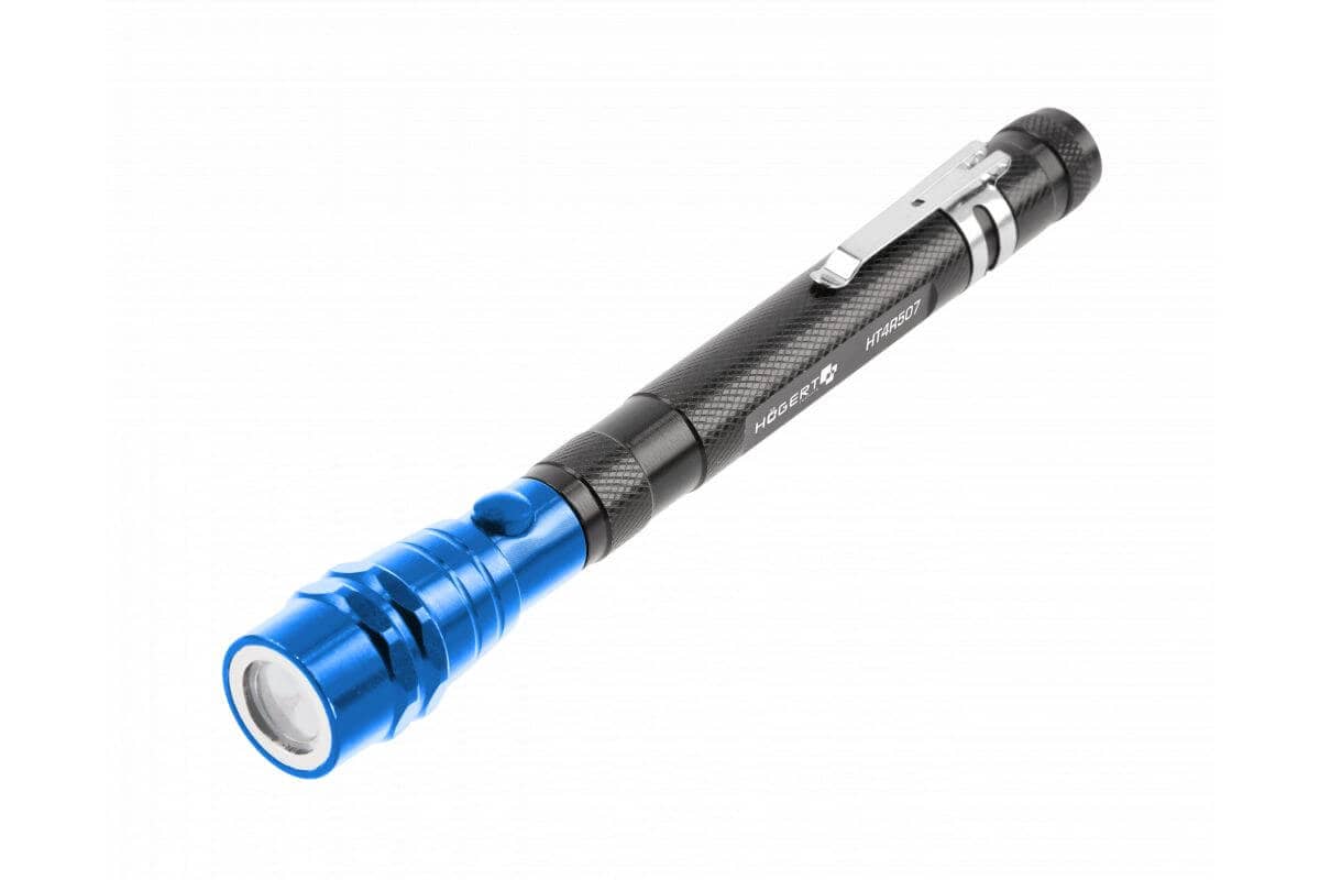 Högert Magnethalter flexibel mit LED-Taschenlampe Haltekraft 0.2 kg