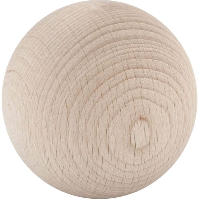 Gedotec Holzkugel aus Buchenholz ungebohrt, Ø 30 mm