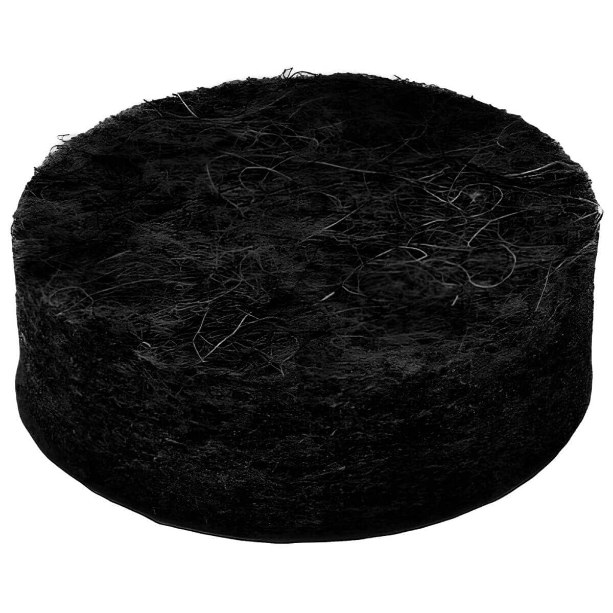 Gedotec Filzgleiter SINGLE rund selbstklebend 5 - 6 mm, Ø 17 mm - schwarz