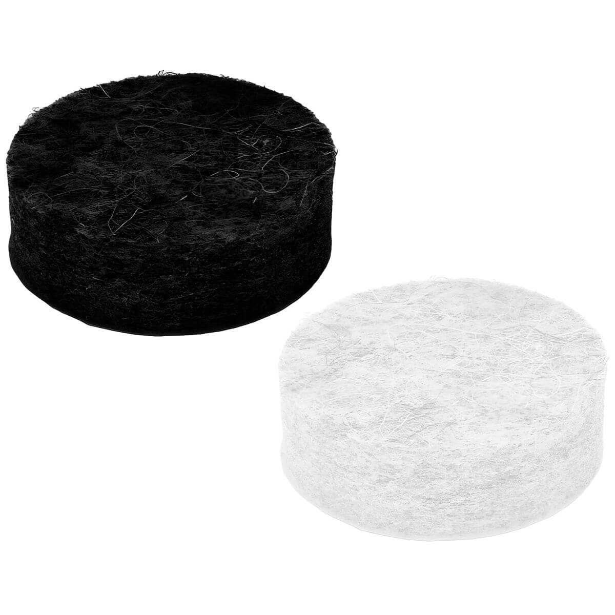 Gedotec Filzgleiter SINGLE rund selbstklebend 5 - 6 mm, Ø 14 mm - weiß