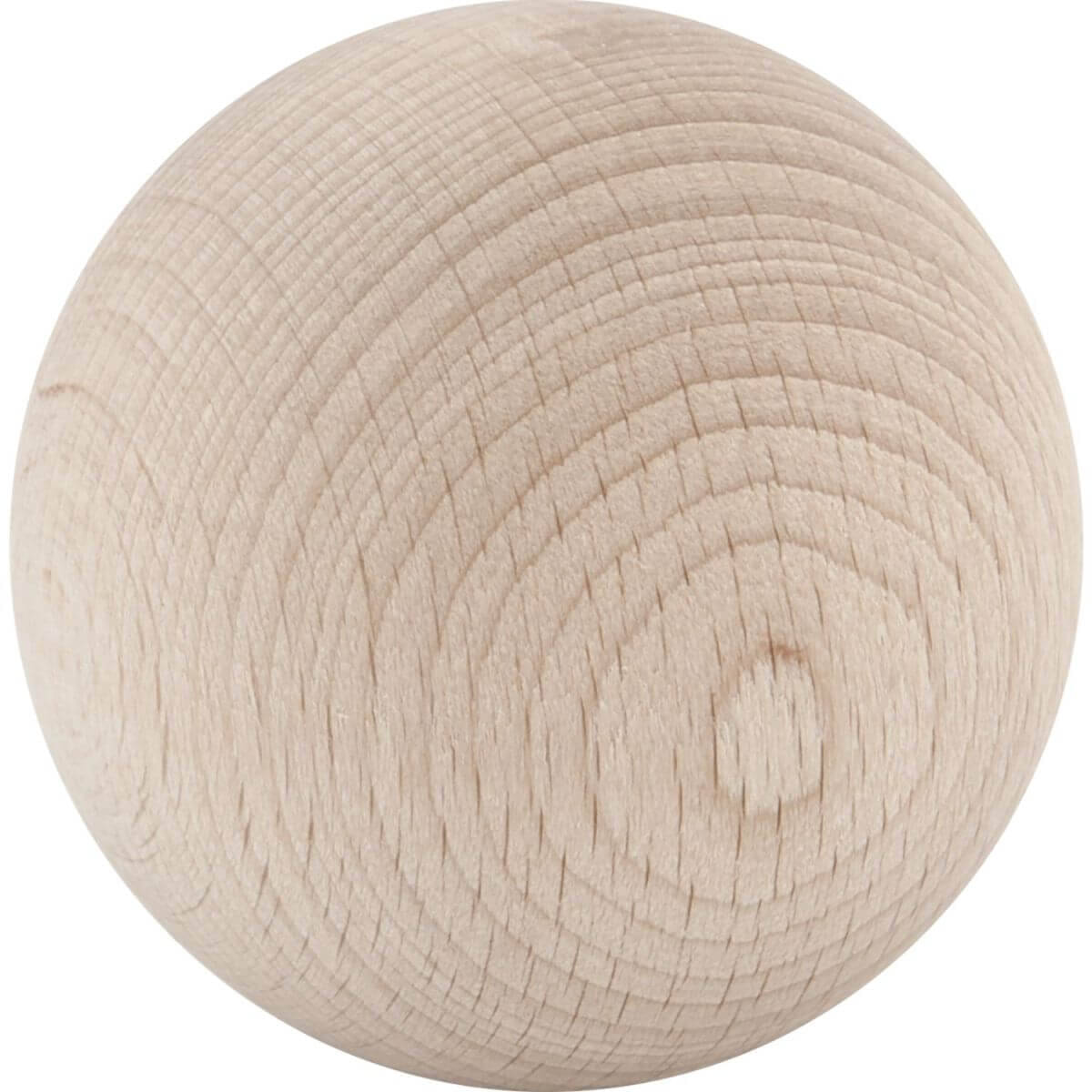 Gedotec Holzkugel aus Buchenholz ungebohrt, Ø 8 mm