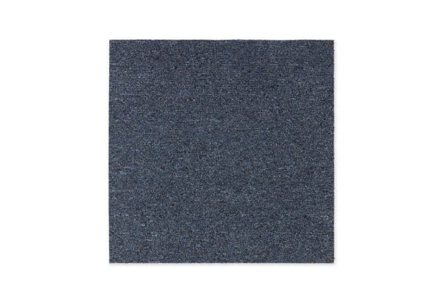 Karat Teppichfliesen Moskau Selbstliegend Rutschhemmend 50 x 50 cm Blau