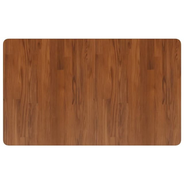 vidaXL Waschtischplatte Dunkelbraun 100x60x1,5 cm Massivholz Behandelt