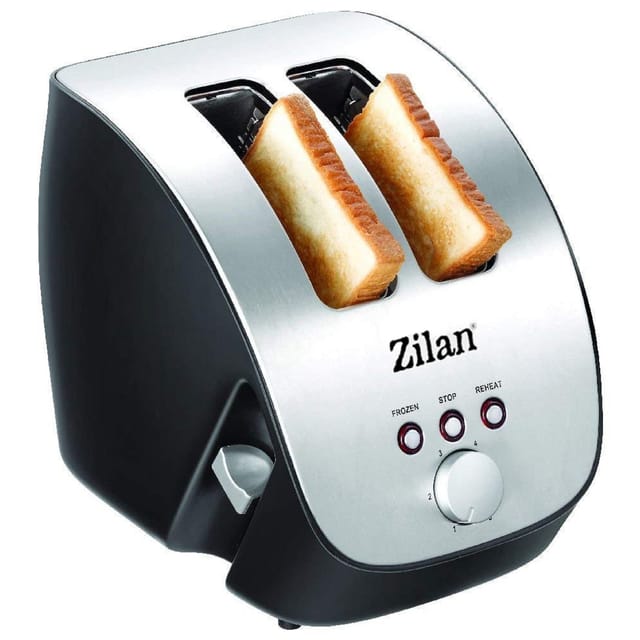 Zilan ZLN-2690 Schrägtoaster 2 Scheiben Edelstahl 1000 Watt