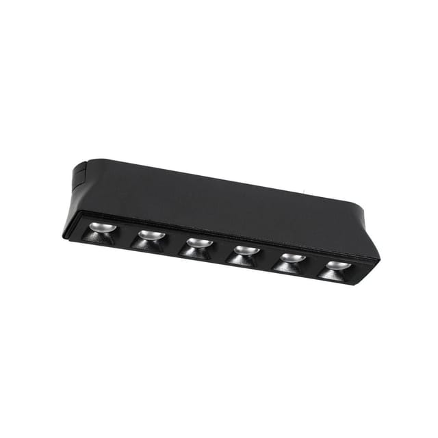 Lindby LED Lumaro 10027035 Modern in Schwarz 6-flammig Wohnzimmerleuchte