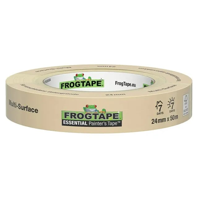 FrogTape Feinkrepp-Malerband Essential 24 mm Länge 50 m