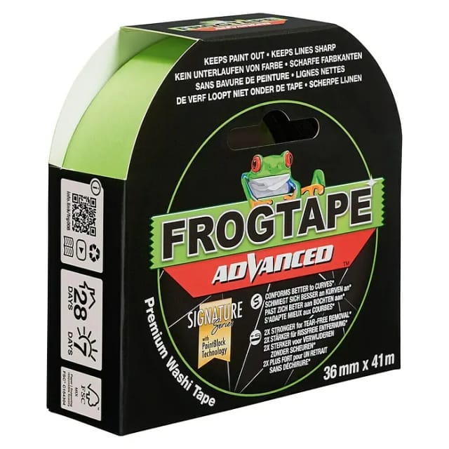 FrogTape Washi-Malerband Advanced 36 mm Länge 41 m