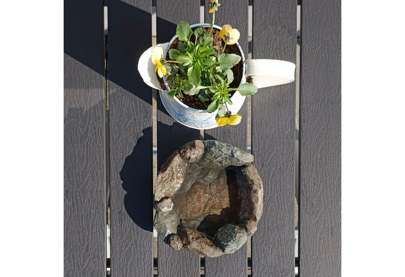 Intergarden Vogelbad Klein für Vögel und Insekten Wasserschale Bild 3