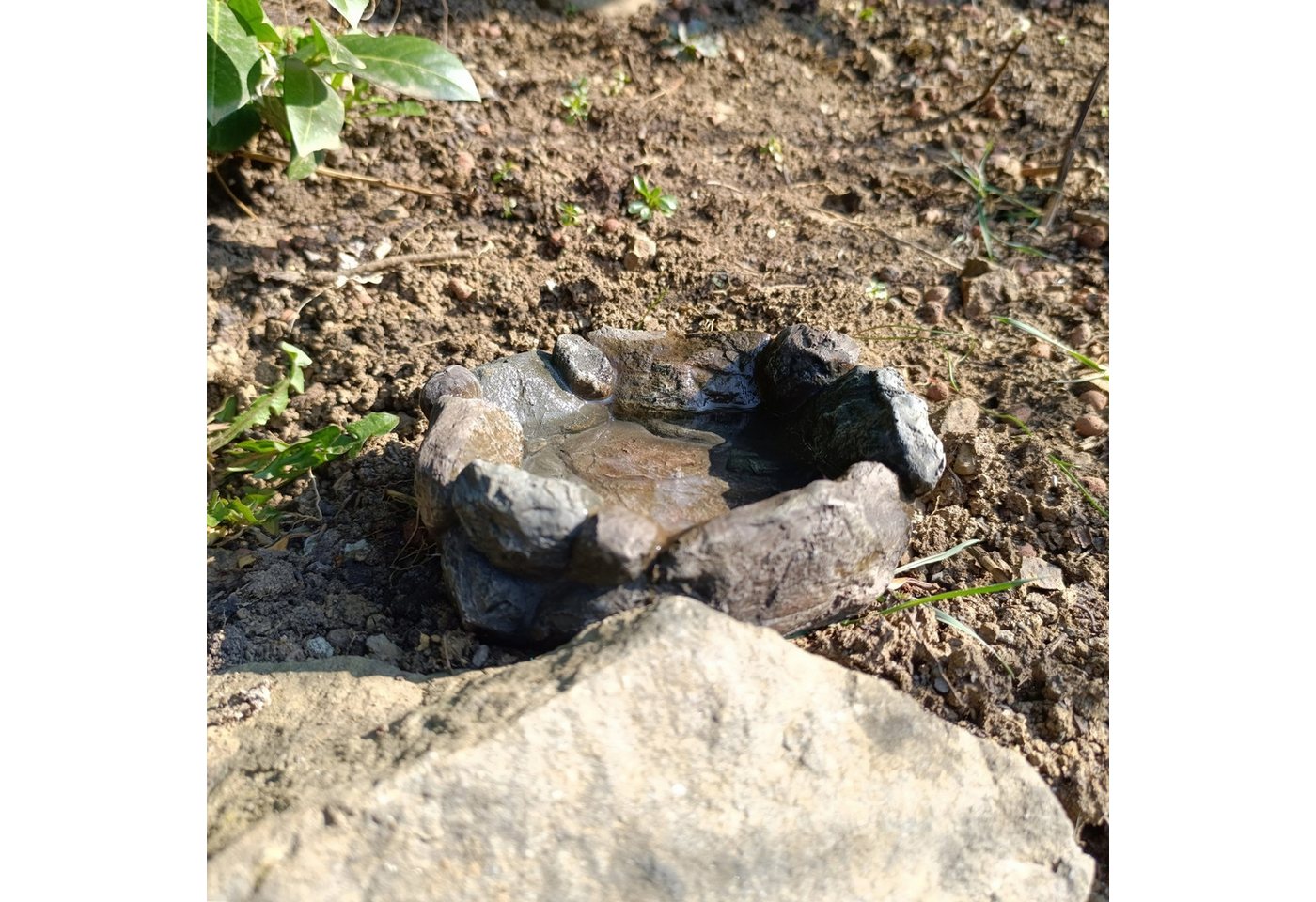 Intergarden Vogelbad Klein für Vögel und Insekten Wasserschale Bild 5