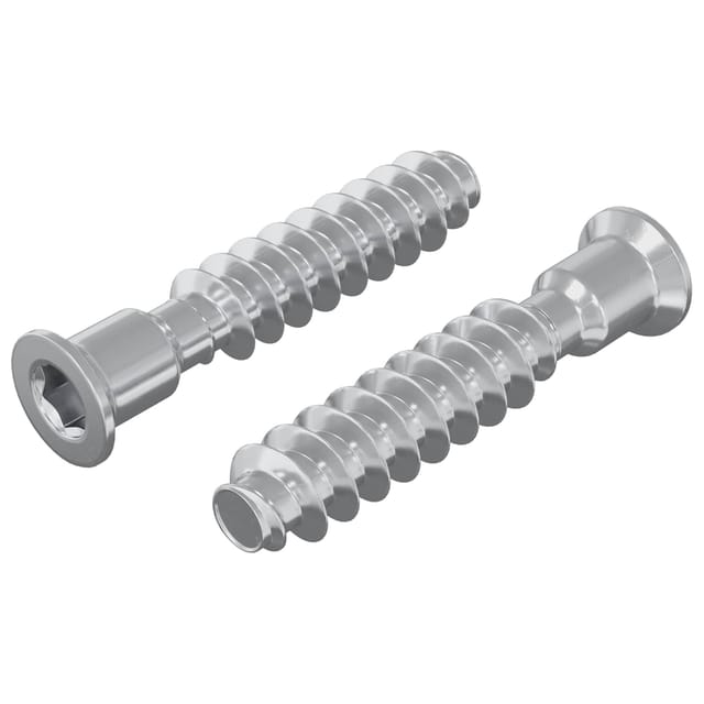 vidaXL Kopfschraube 2 Stk Silber M7 x 40 mm Stahl 864379