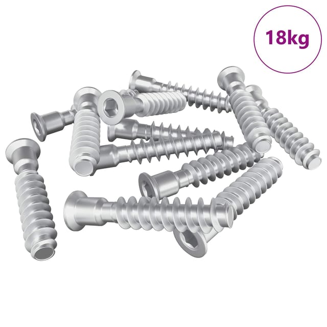 vidaXL Kopfschraube 2900 Stk Silber Stahl 864381